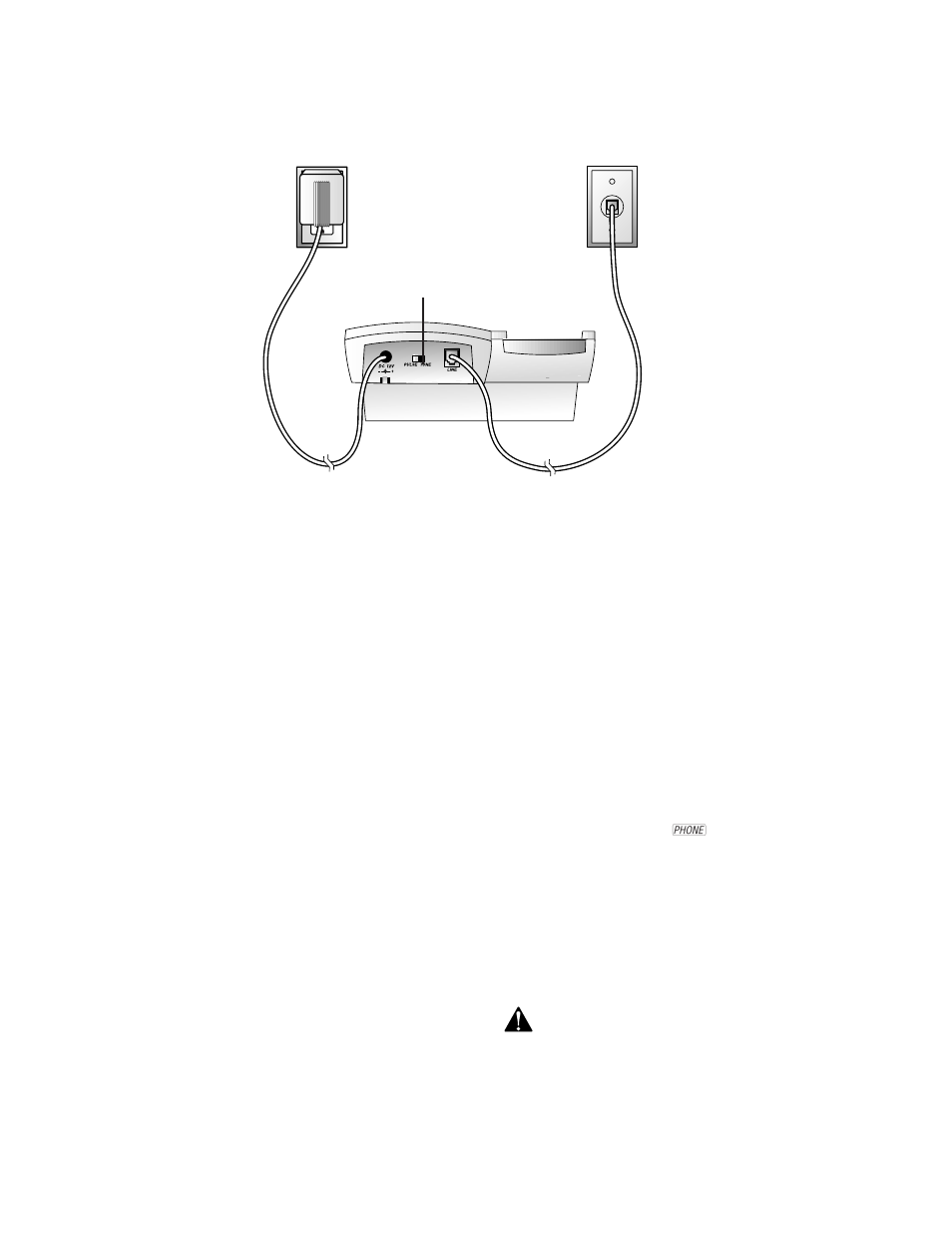 For table/desk installation | AT&T 7700 User Manual | Page 2 / 12