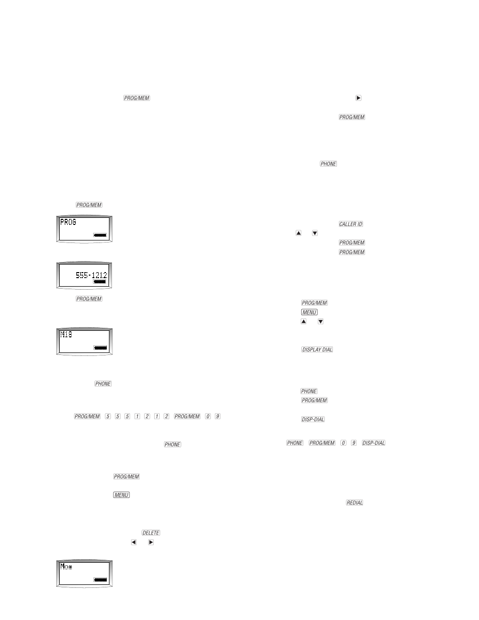 Storing names with numbers, Storing a number just dialed, Replacing a stored number/name | AT&T 7700 User Manual | Page 6 / 12