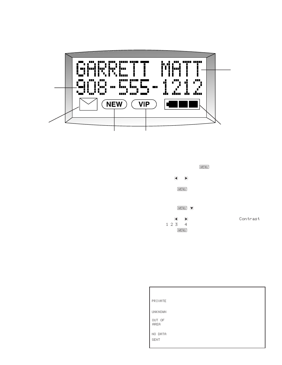 About caller identification, Customized features | AT&T 7700 User Manual | Page 8 / 12
