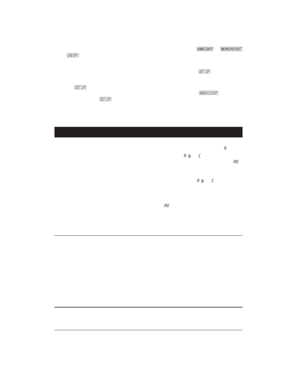 Turn system on/off, Feature setup, Feature summary | AT&T 1726 User Manual | Page 3 / 13