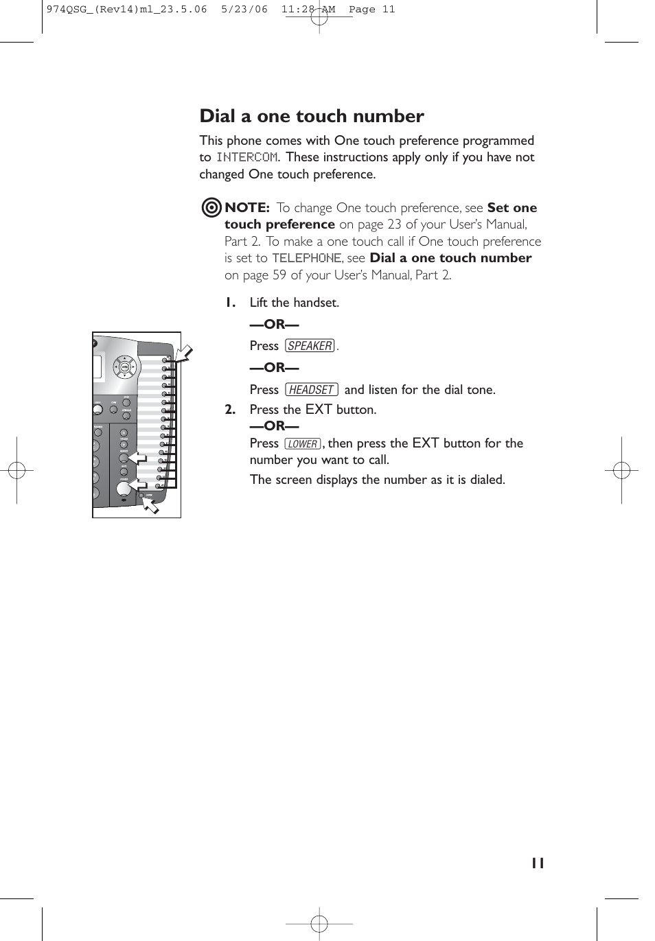 AT&T 974 User Manual | Page 11 / 15