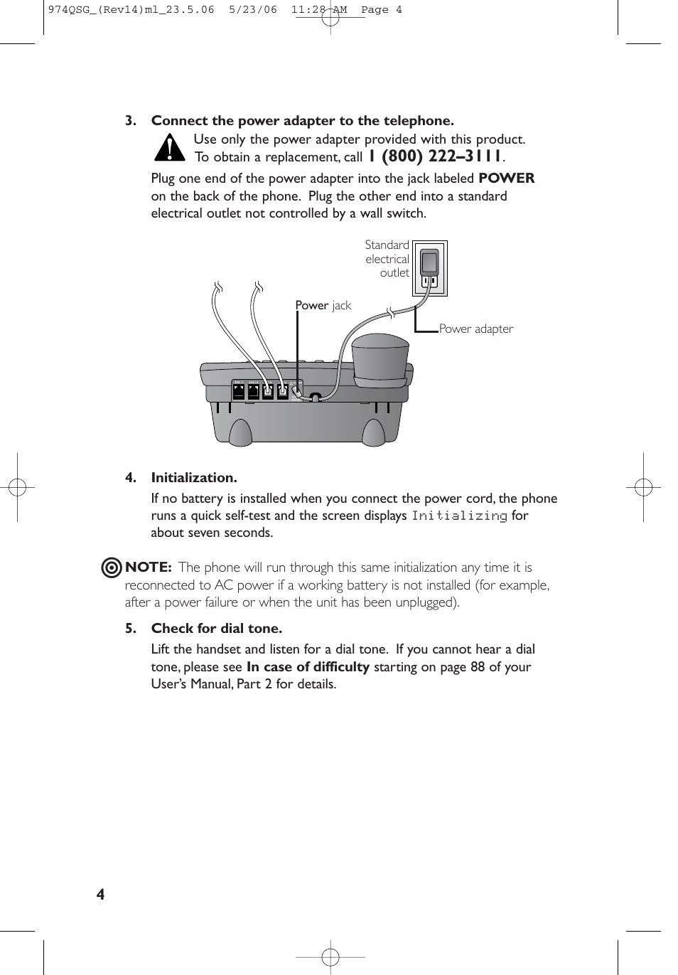 AT&T 974 User Manual | Page 4 / 15