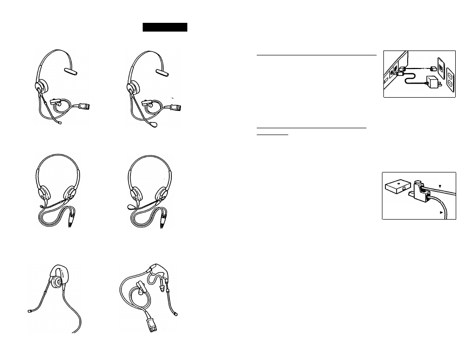 V. installation, A. for standard telephone users, Attaching the telephone line cord and ac adapter | B. for at&t partner system users, Installation, For at&t partner, System users | AT&T 2U20 User Manual | Page 10 / 25