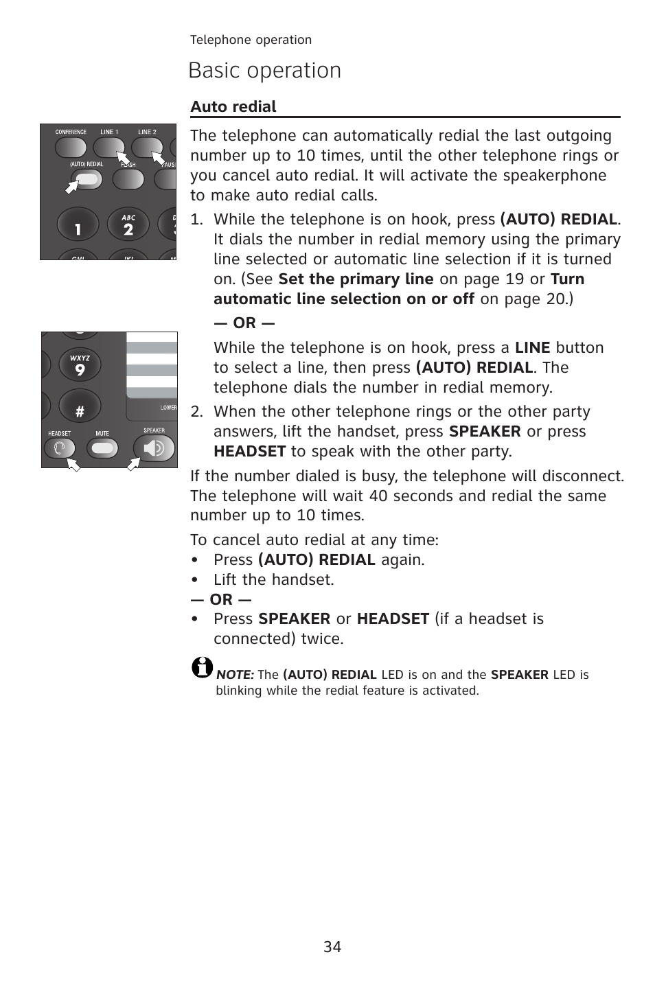 Basic operation | AT&T ATT 993 User Manual | Page 37 / 79