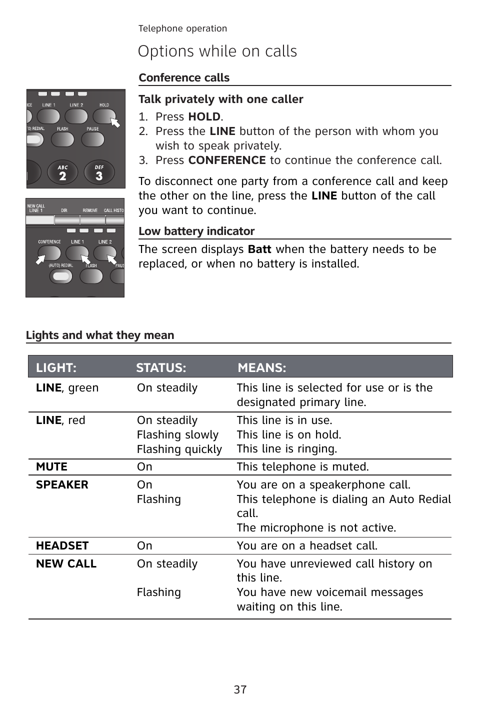 Options while on calls | AT&T ATT 993 User Manual | Page 40 / 79