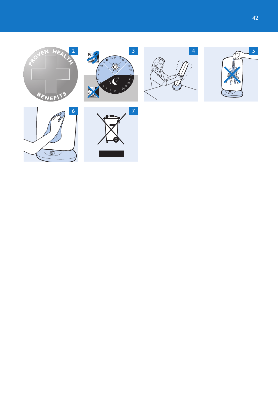 Philips EnergyLight User Manual | Page 42 / 44