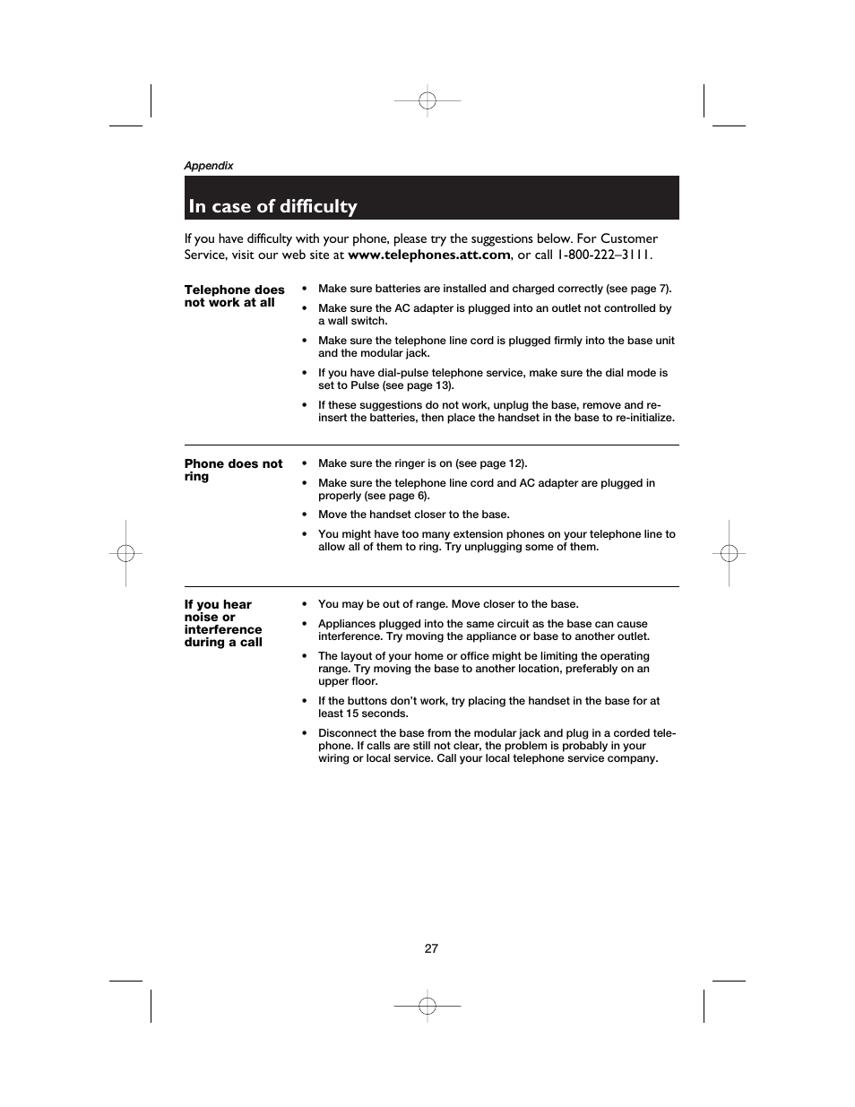 AT&T 2120 User Manual | Page 29 / 32