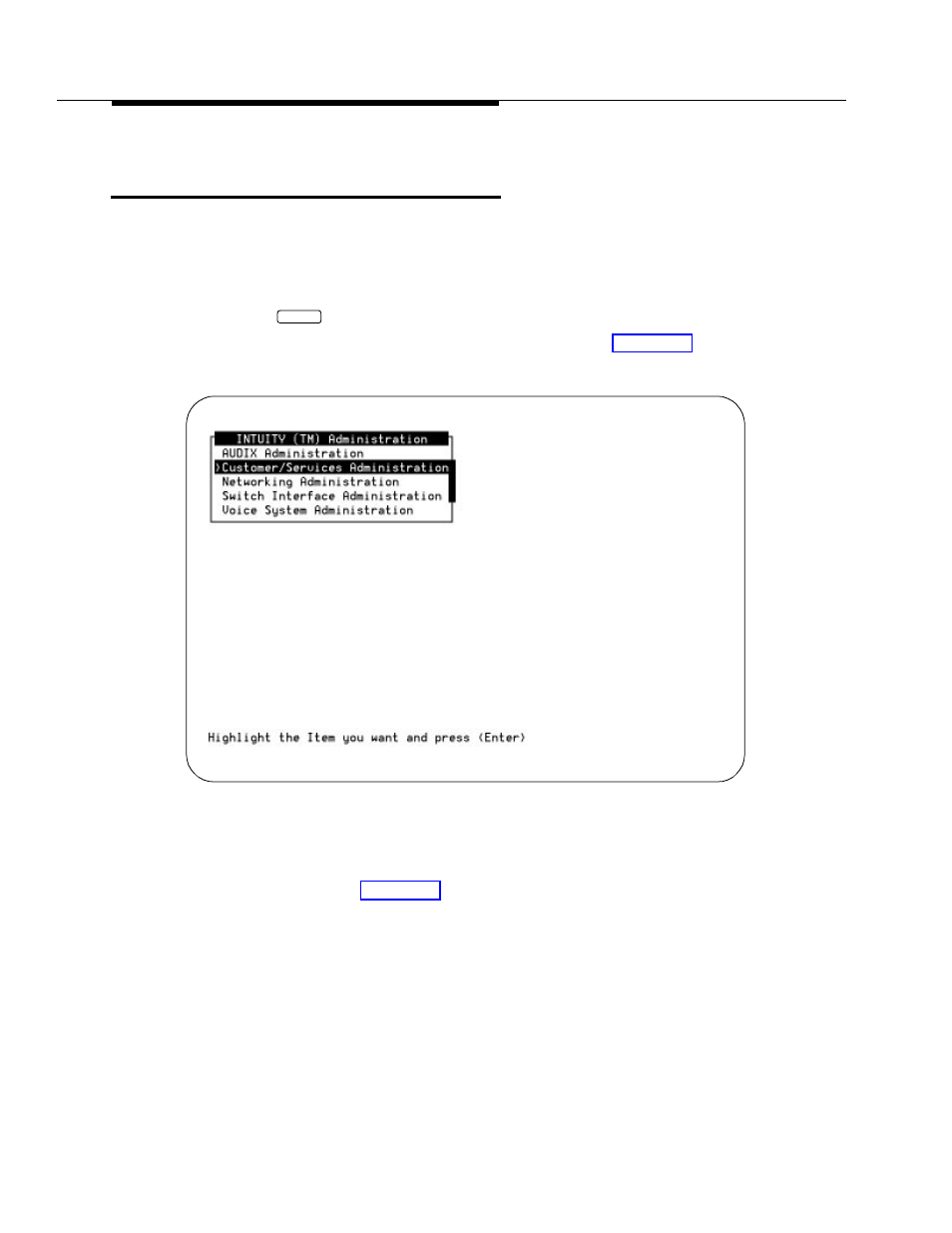 Administering the switch link administration scree | AT&T 2400 User Manual | Page 62 / 168