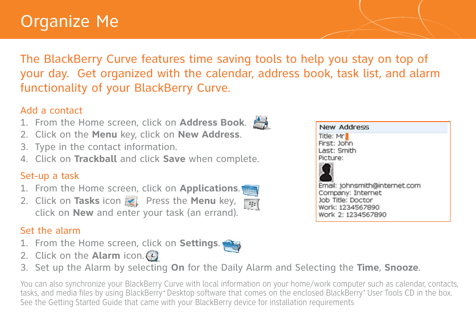 Organize me | AT&T Cell Phone User Manual | Page 7 / 16