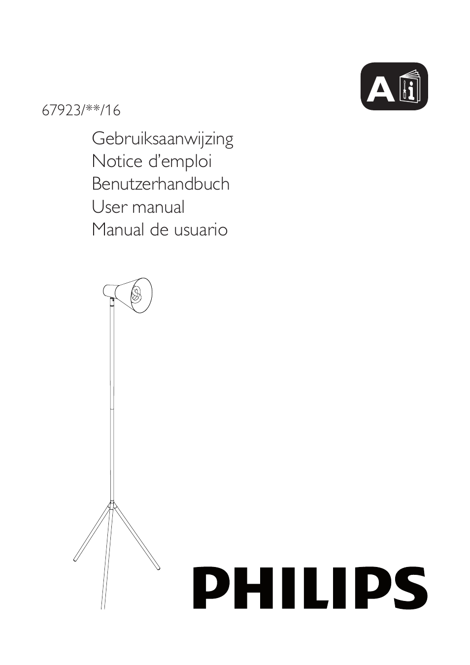 Philips myHomeOffice Lampadaire User Manual | 4 pages