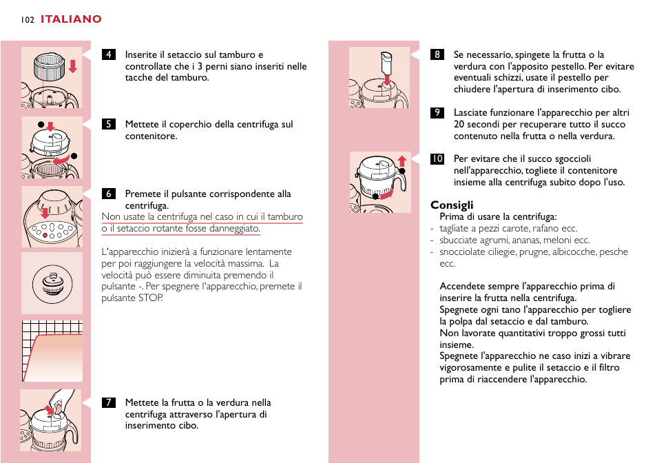 Philips Robot de cuisine User Manual | Page 102 / 118