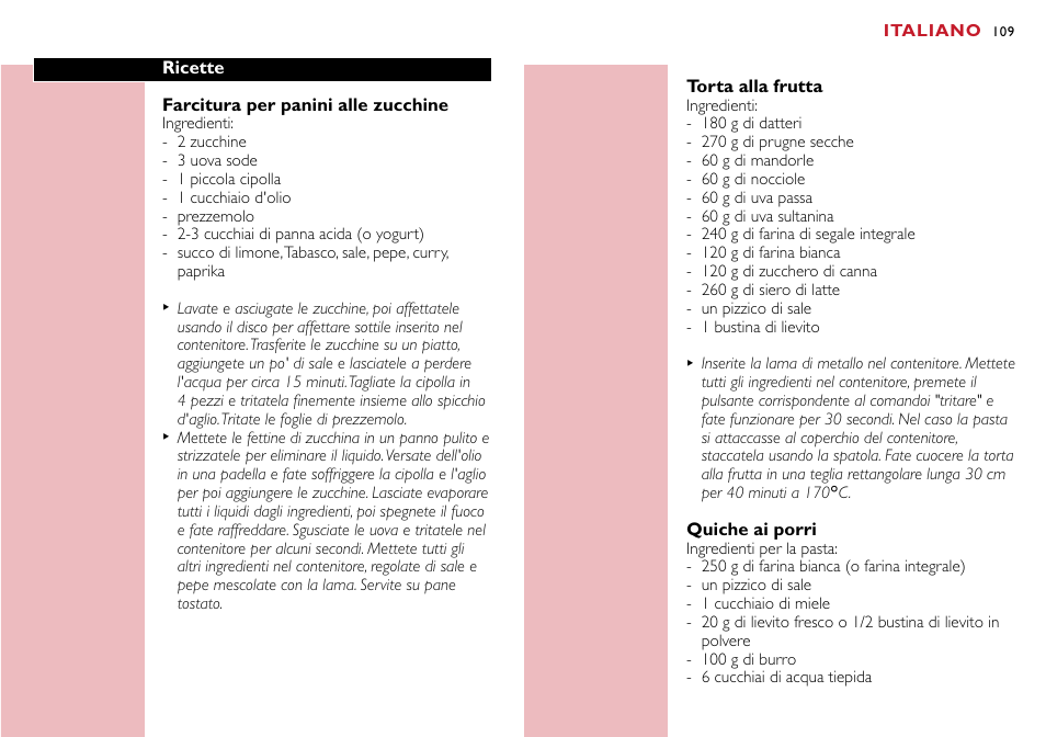 Philips Robot de cuisine User Manual | Page 109 / 118