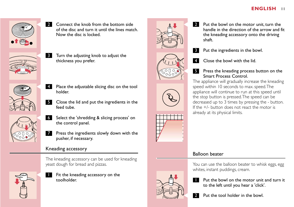 Philips Robot de cuisine User Manual | Page 11 / 118