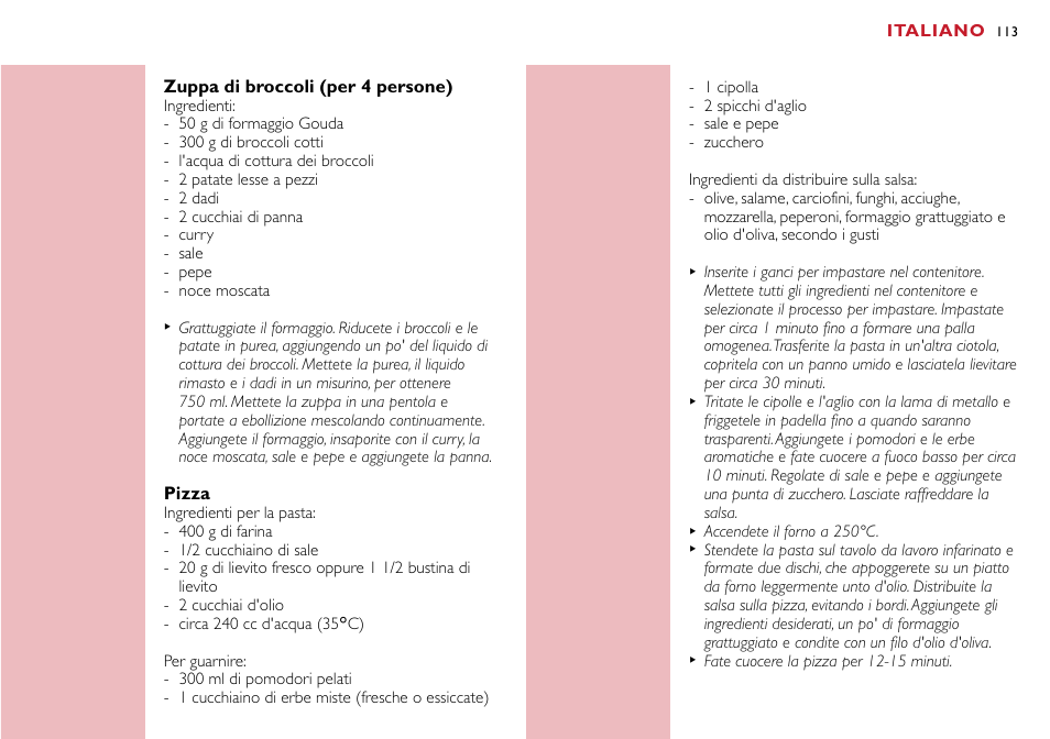 Philips Robot de cuisine User Manual | Page 113 / 118