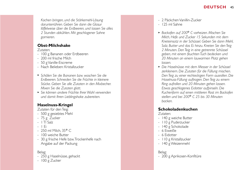 Philips Robot de cuisine User Manual | Page 45 / 118