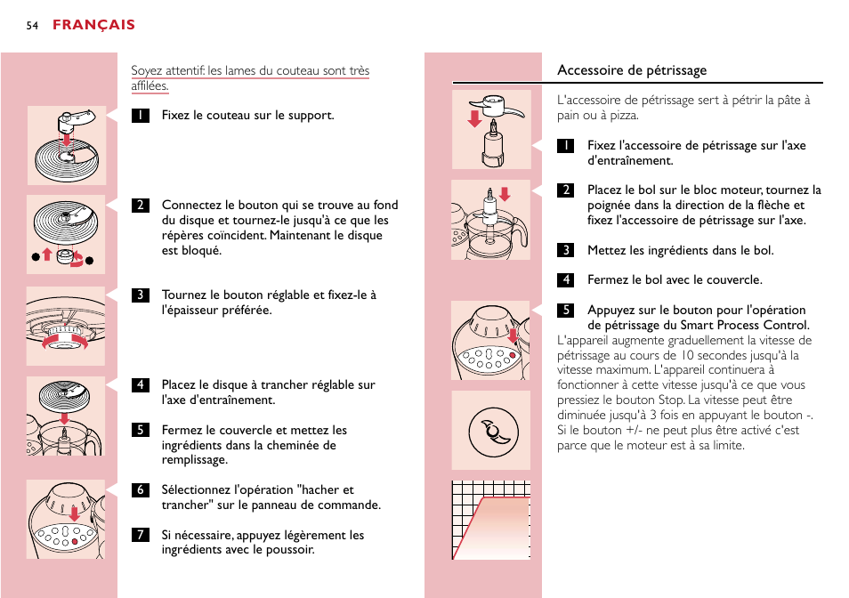 Philips Robot de cuisine User Manual | Page 54 / 118