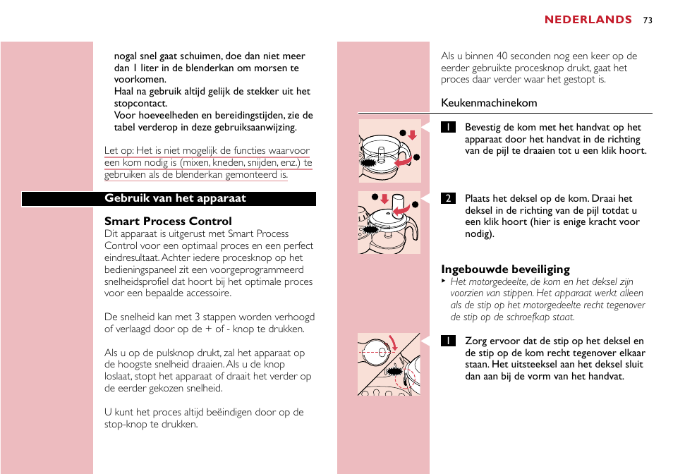 Philips Robot de cuisine User Manual | Page 73 / 118