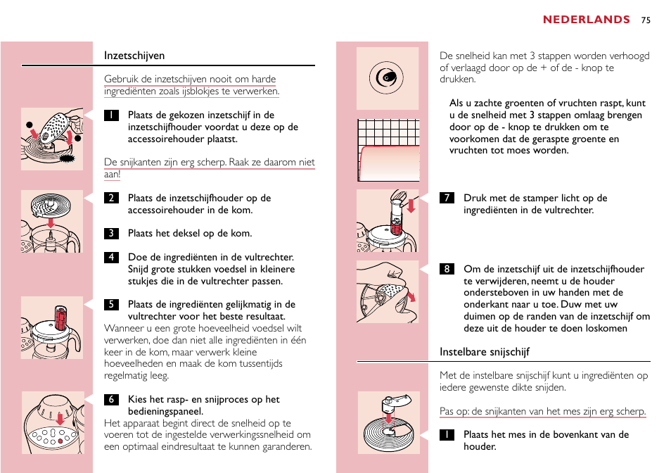 Philips Robot de cuisine User Manual | Page 75 / 118