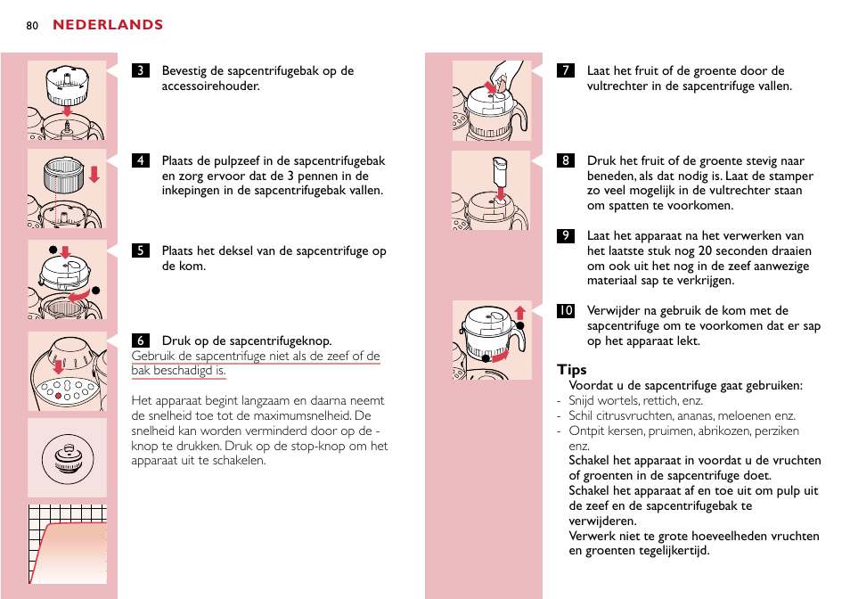 Philips Robot de cuisine User Manual | Page 80 / 118