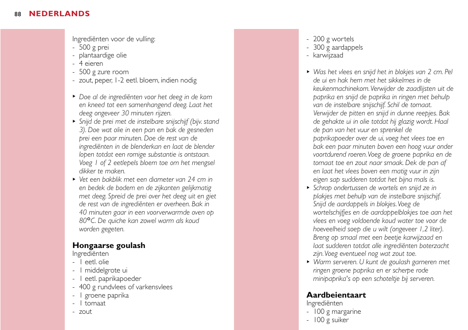 Philips Robot de cuisine User Manual | Page 88 / 118