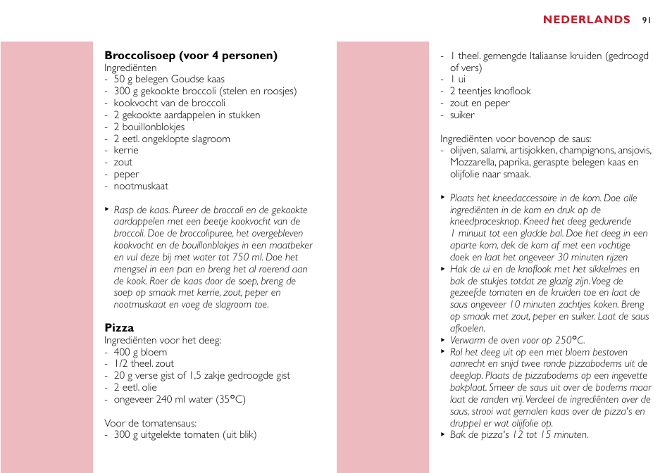 Philips Robot de cuisine User Manual | Page 91 / 118