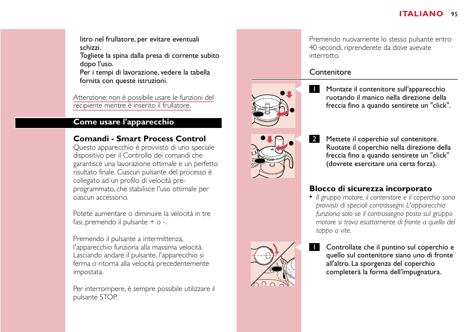 Philips Robot de cuisine User Manual | Page 95 / 118