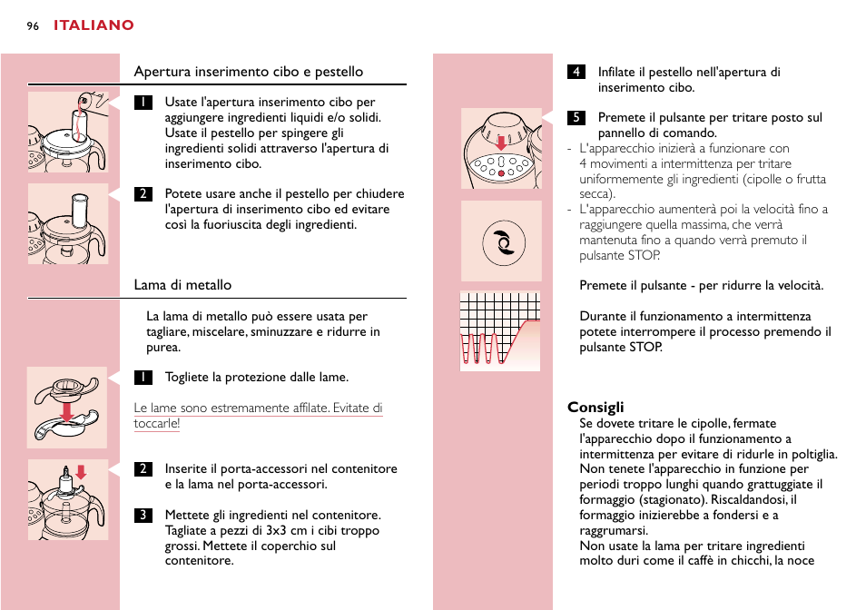 Philips Robot de cuisine User Manual | Page 96 / 118