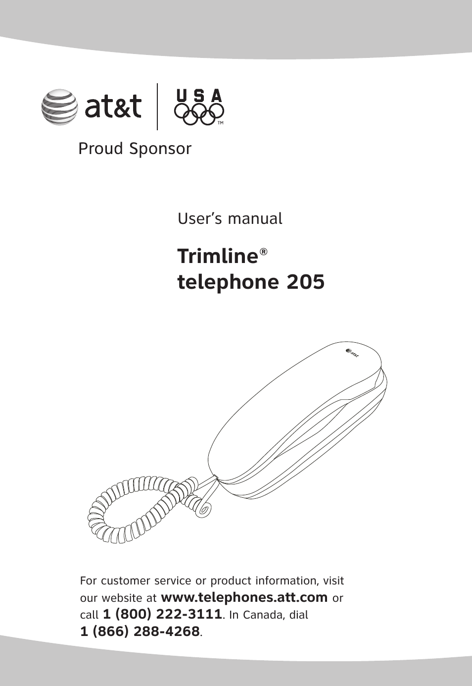 AT&T 205 User Manual | 18 pages