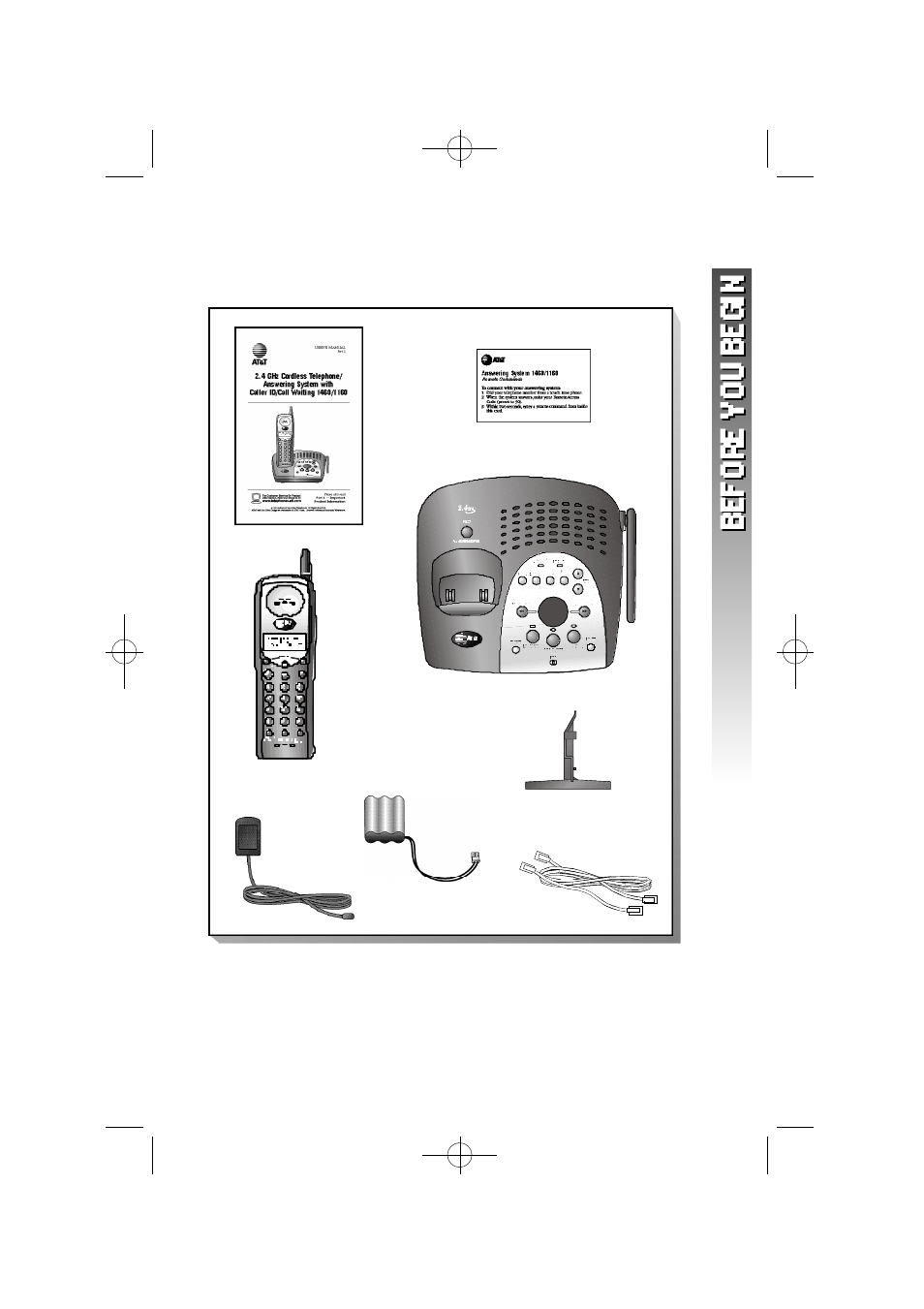 Before you begin, P a rts list | AT&T AT&T 1160 User Manual | Page 4 / 51