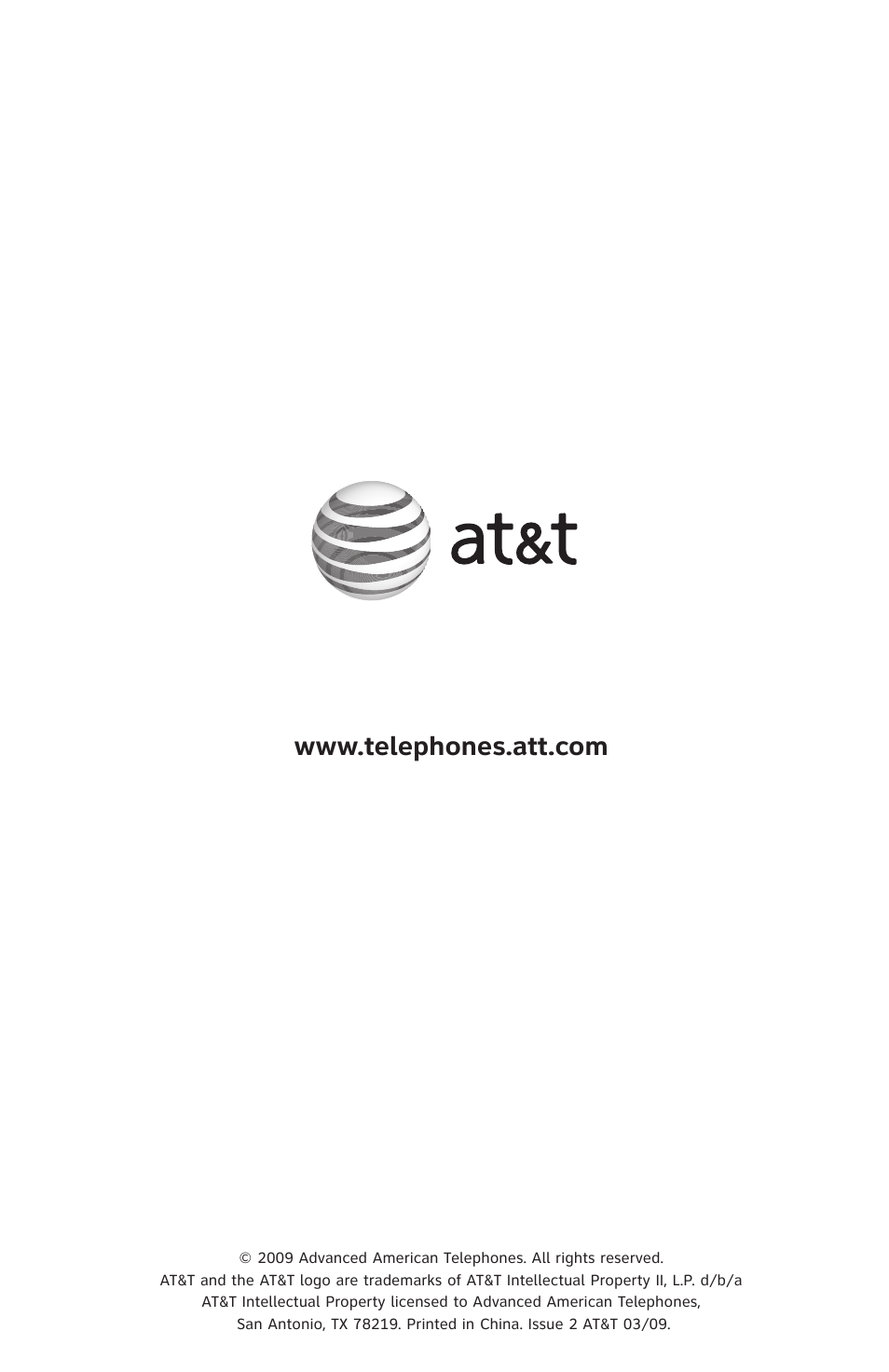 AT&T CL2909 User Manual | Page 49 / 49