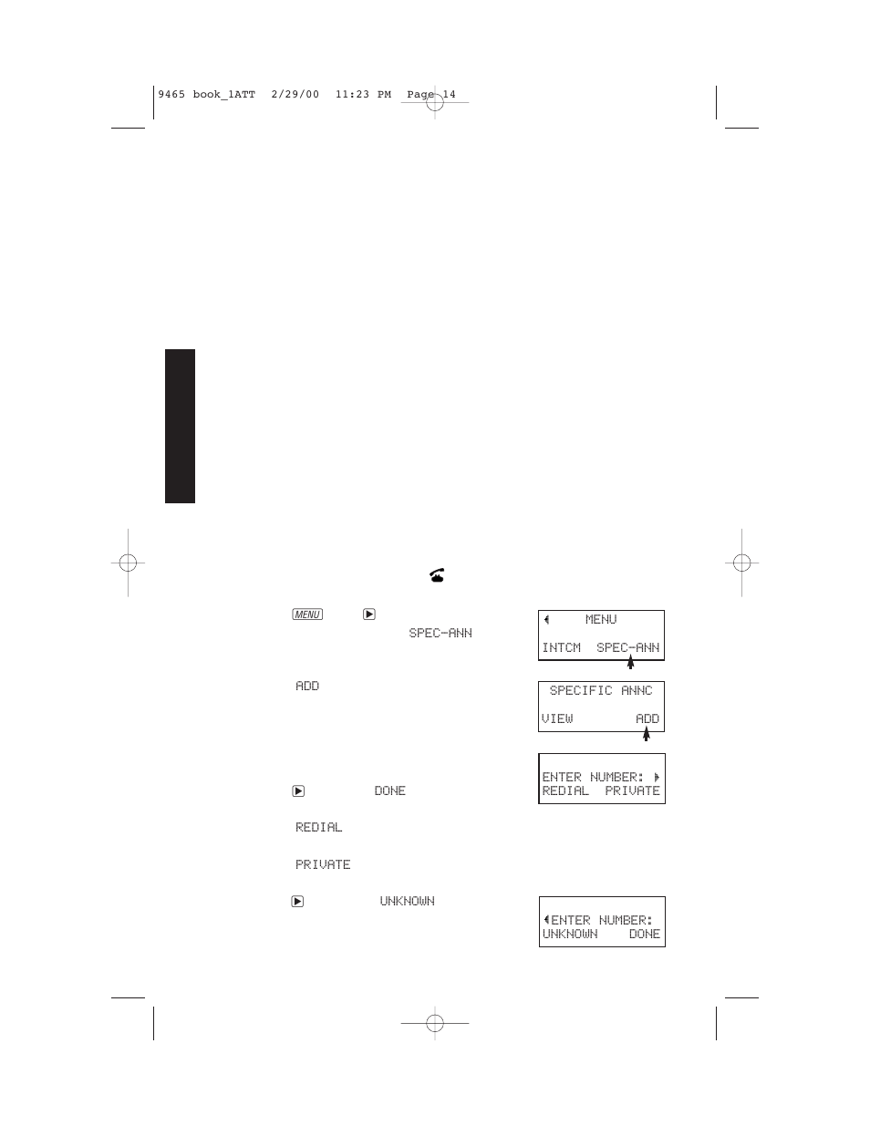 Feature setup | AT&T 9465 User Manual | Page 16 / 56