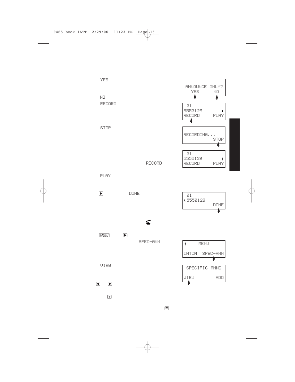 Feature setup | AT&T 9465 User Manual | Page 17 / 56