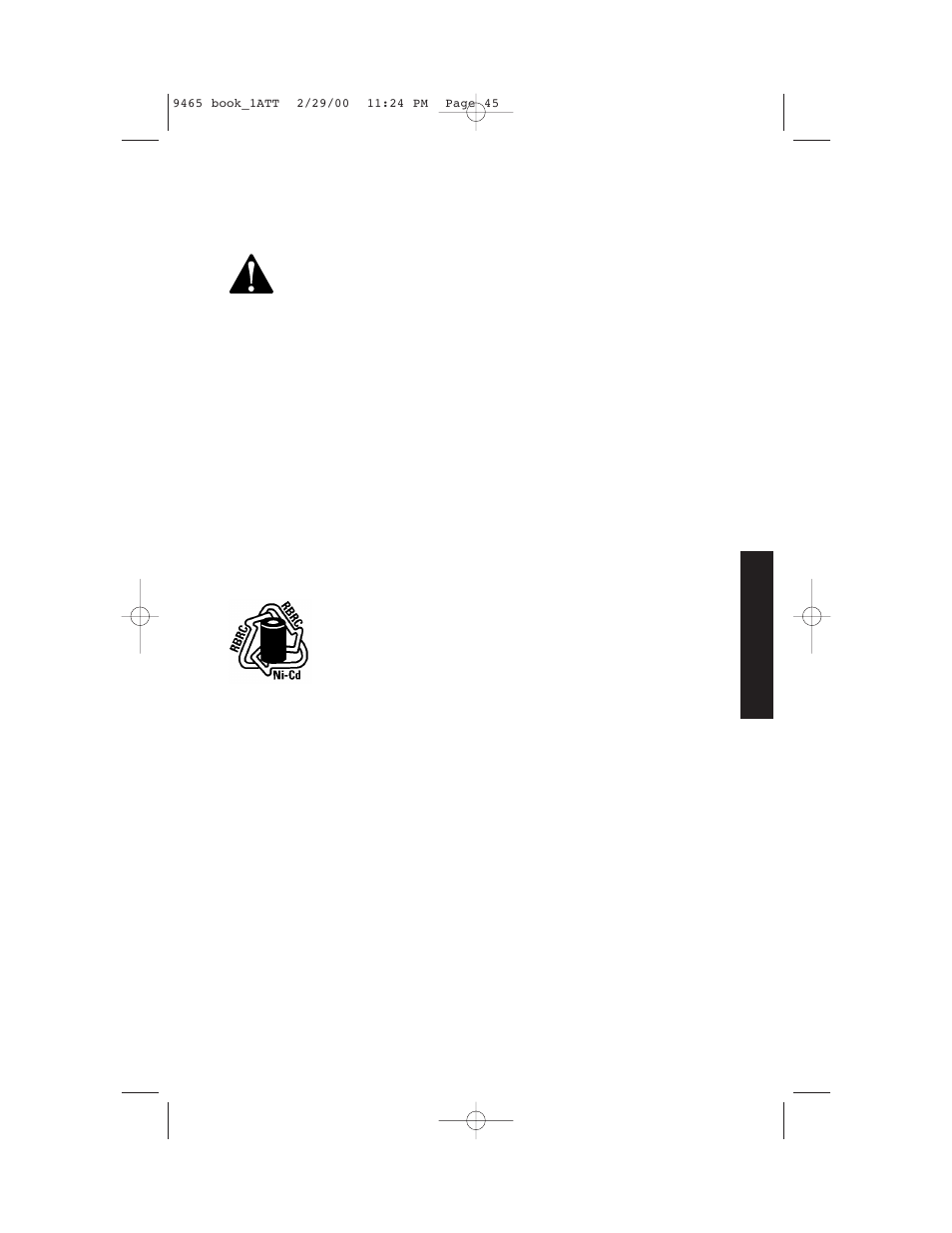 Batteries | AT&T 9465 User Manual | Page 47 / 56