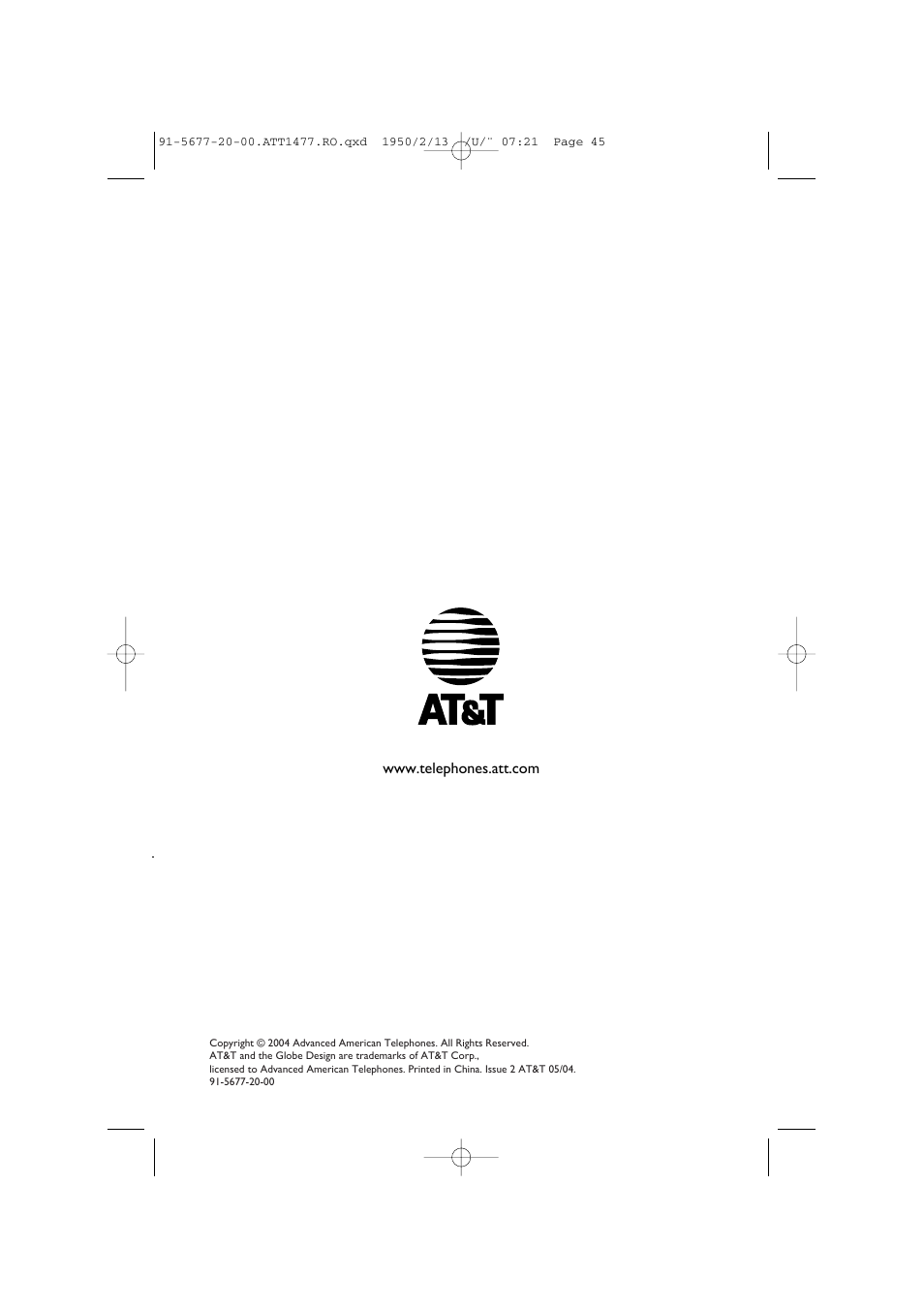 AT&T 1477 User Manual | Page 47 / 51