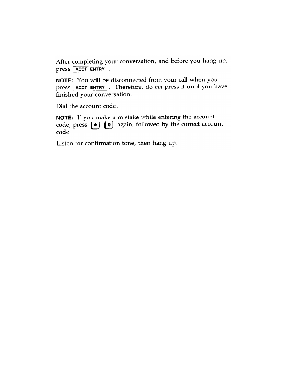 Account code entry - incoming calls | AT&T System 25 User Manual | Page 13 / 75