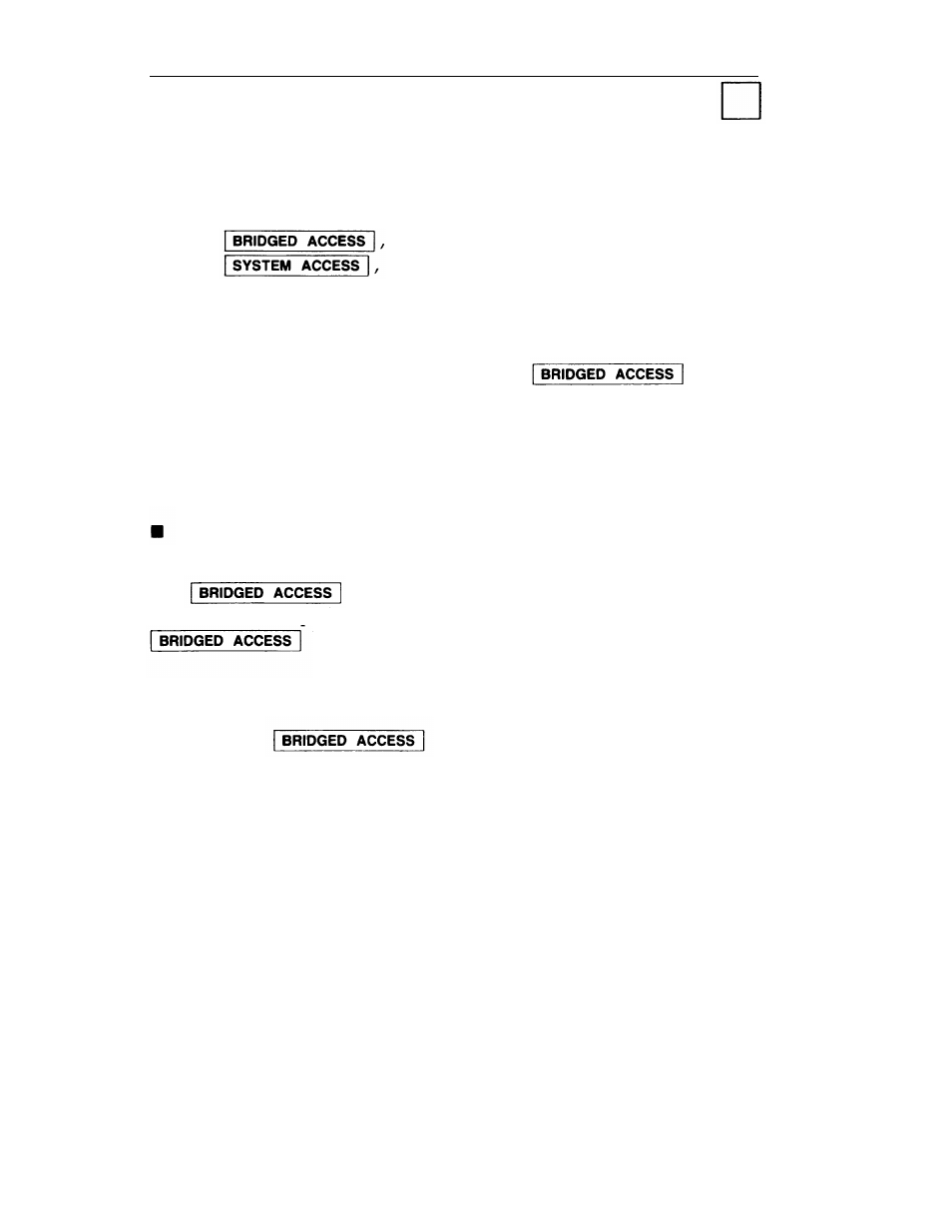 Bridged access, Bridging onto a call in progress | AT&T System 25 User Manual | Page 15 / 75