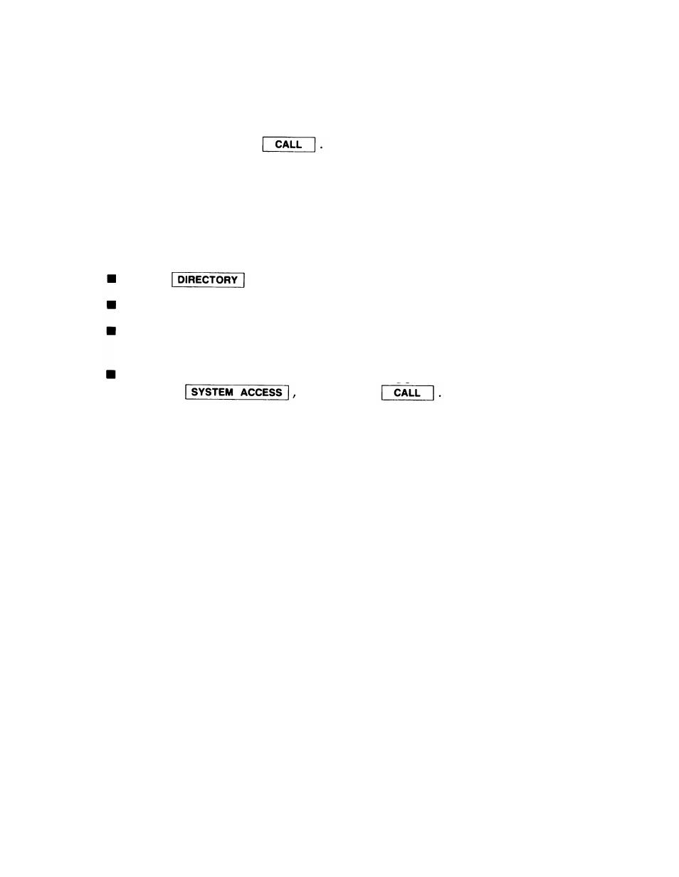 Placing directory calls, Exiting from the directory | AT&T System 25 User Manual | Page 26 / 75