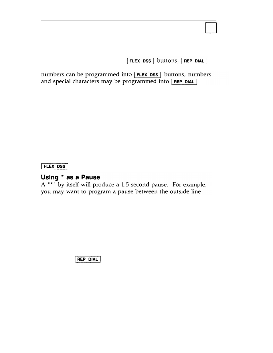 Programming numbers, Special characters | AT&T System 25 User Manual | Page 55 / 75