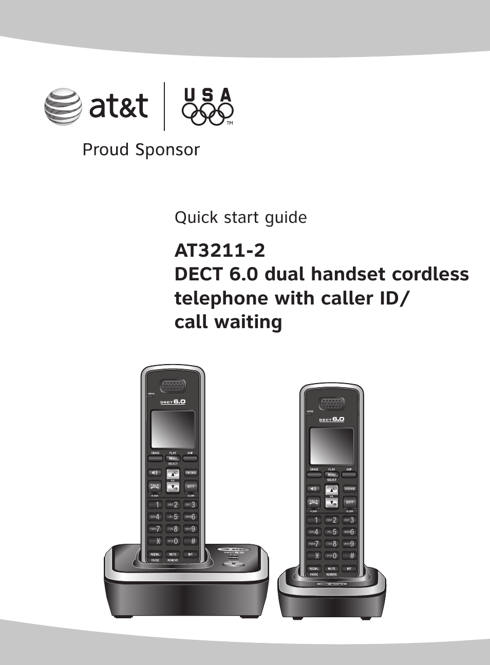 AT&T DECT AT3211-2 User Manual | 10 pages