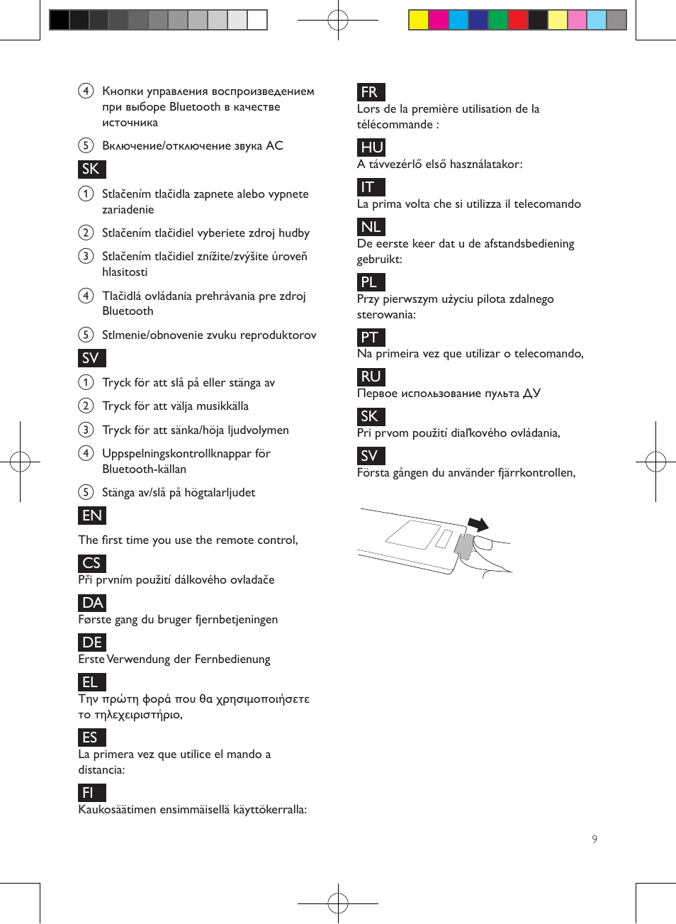 Philips enceintes sans fil stéréo User Manual | Page 9 / 48
