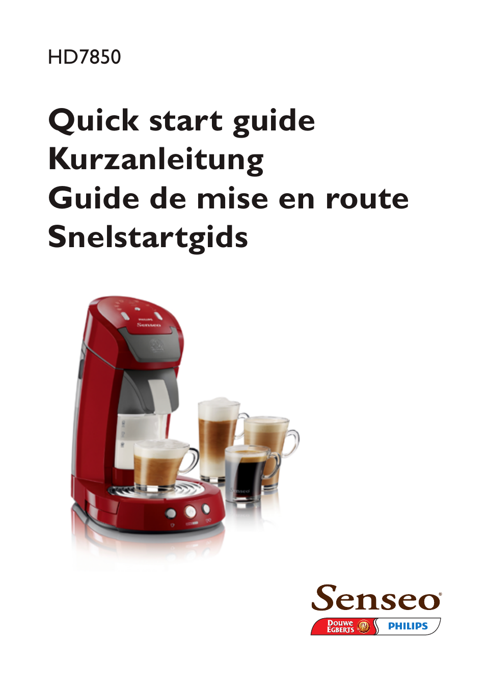 Philips SENSEO® Machine à café à dosettes User Manual | 12 pages