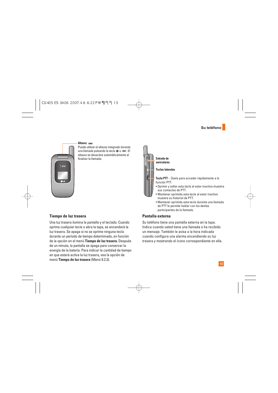 AT&T CU405 User Manual | Page 127 / 230