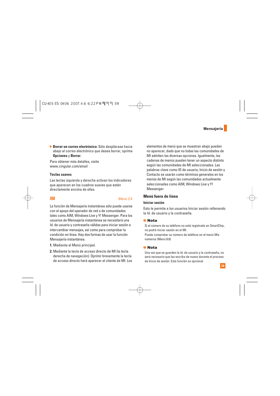 AT&T CU405 User Manual | Page 153 / 230