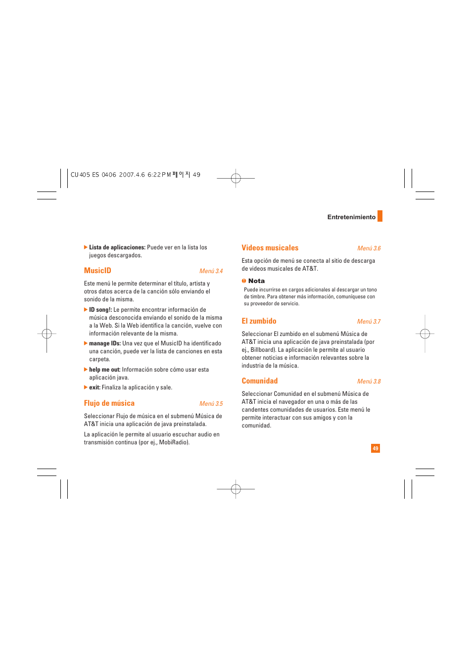 AT&T CU405 User Manual | Page 163 / 230