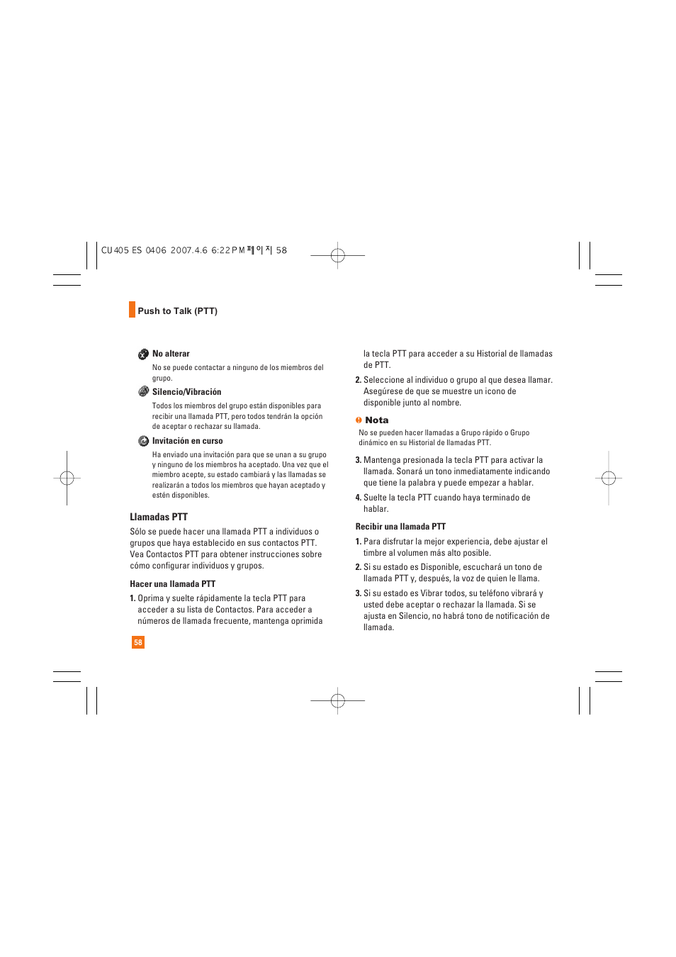 AT&T CU405 User Manual | Page 172 / 230