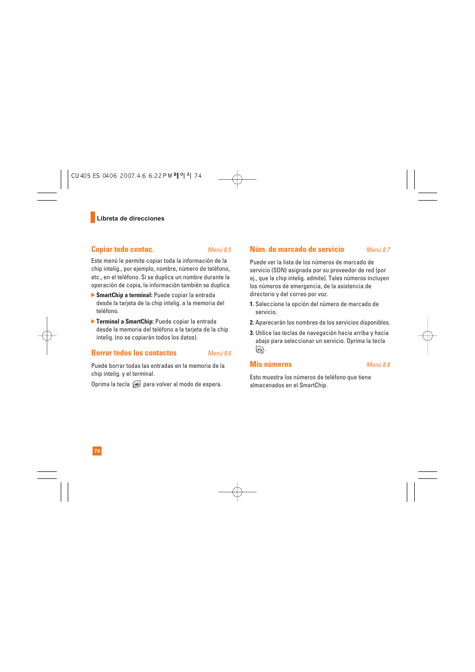 AT&T CU405 User Manual | Page 188 / 230