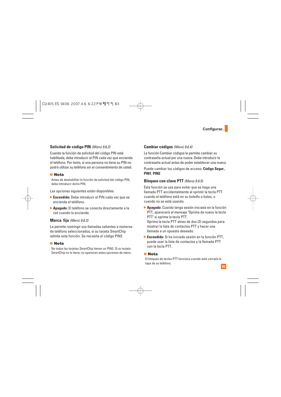 AT&T CU405 User Manual | Page 197 / 230