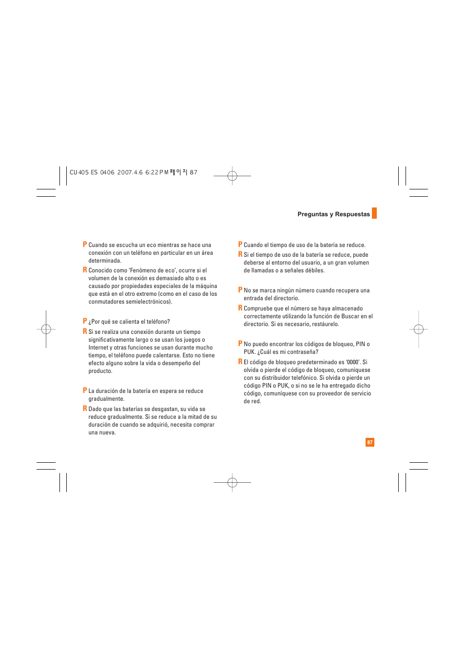 AT&T CU405 User Manual | Page 201 / 230