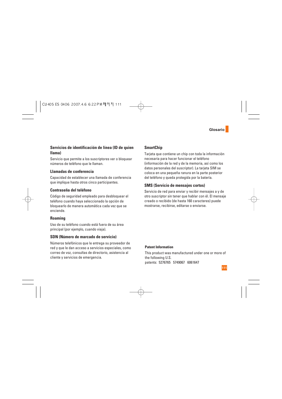 AT&T CU405 User Manual | Page 225 / 230