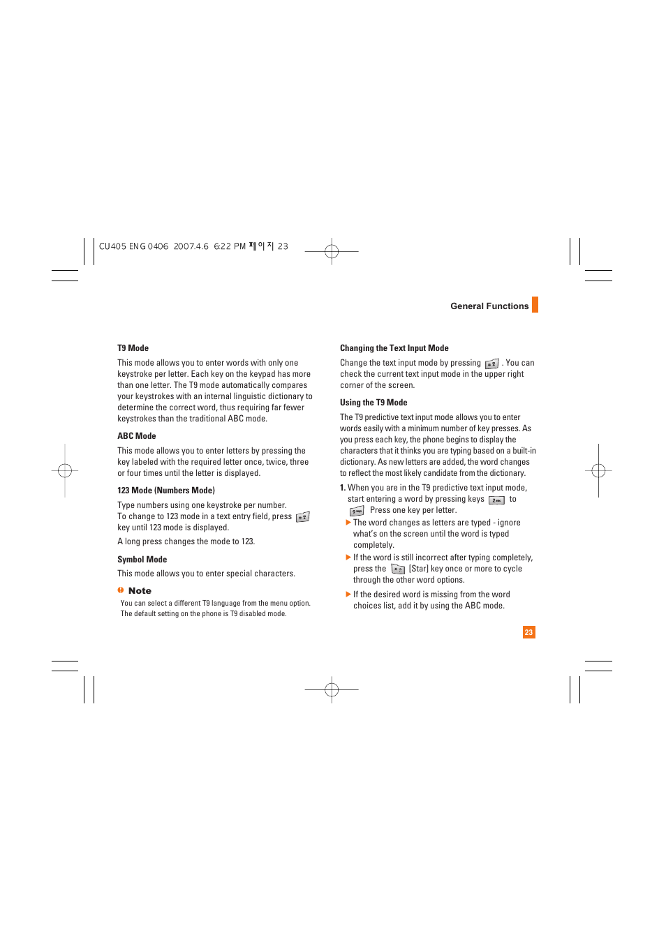 AT&T CU405 User Manual | Page 27 / 230